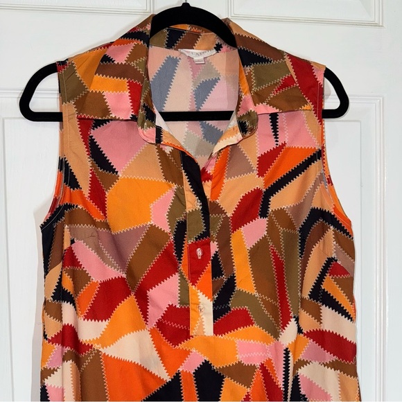 L'ATISTE Orange Black Halter Maxi Sundress size L - Picture 6 of 16